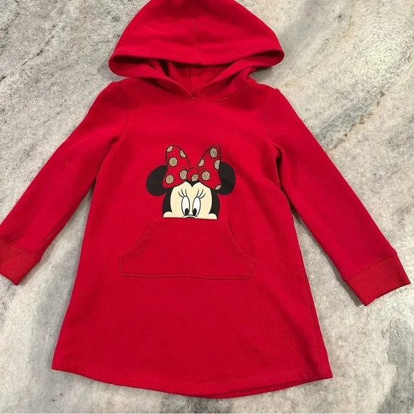 Minnie Mouse 2 Piece Sweater Hoodie & Leggings Size 3T - Picture 2 of 11